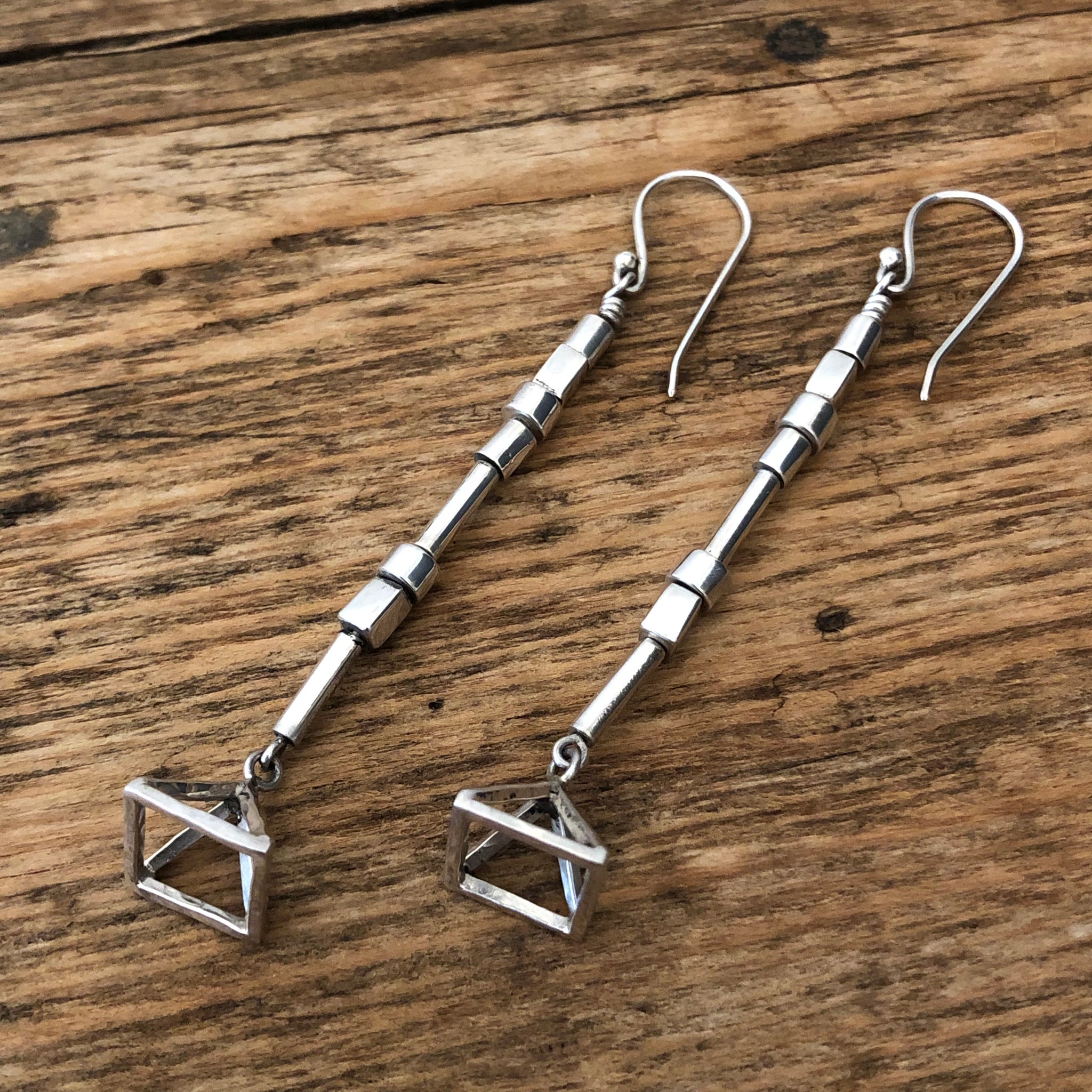 ‘Pyramid' Earrings