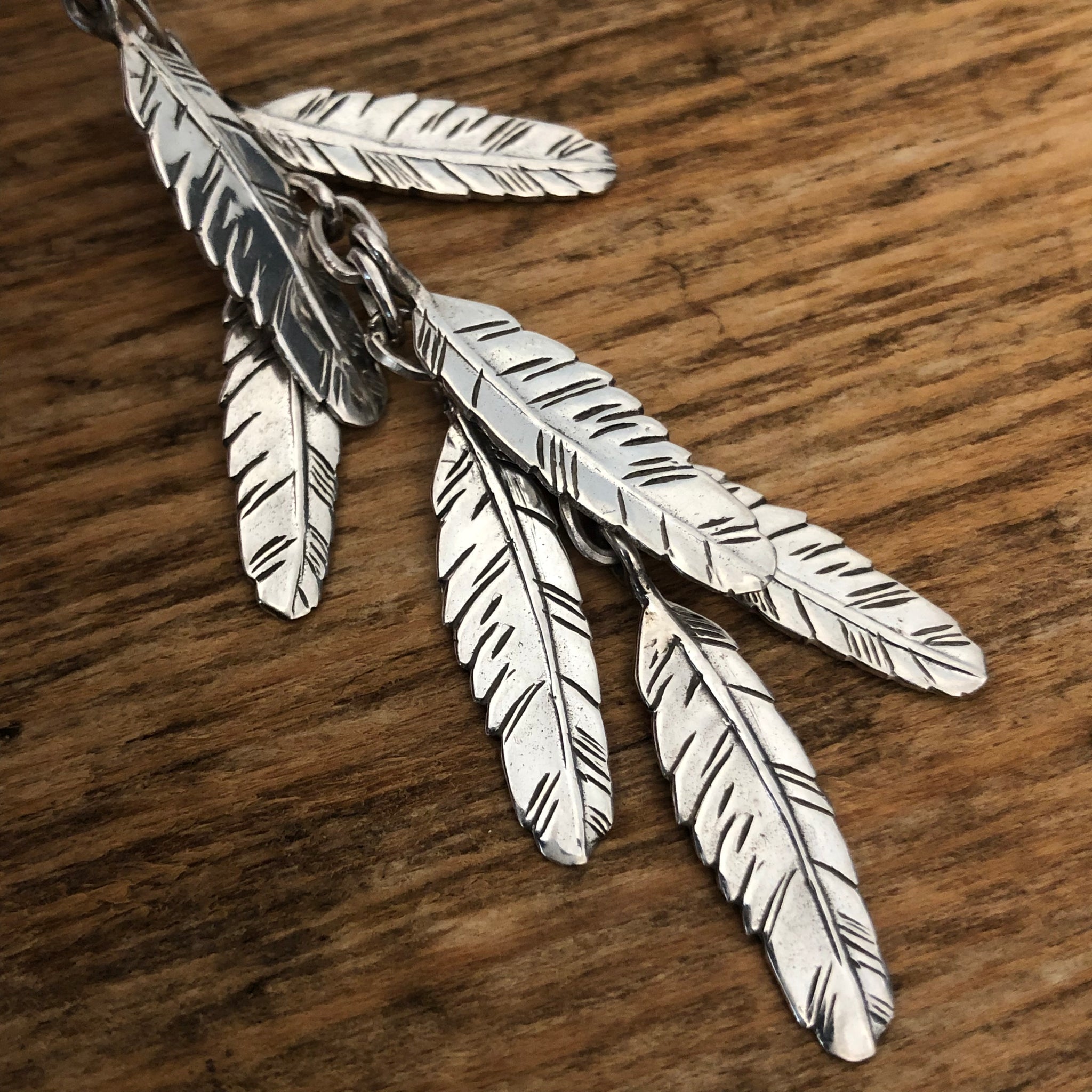 'Seven Feathers for Seven Days' Earrings