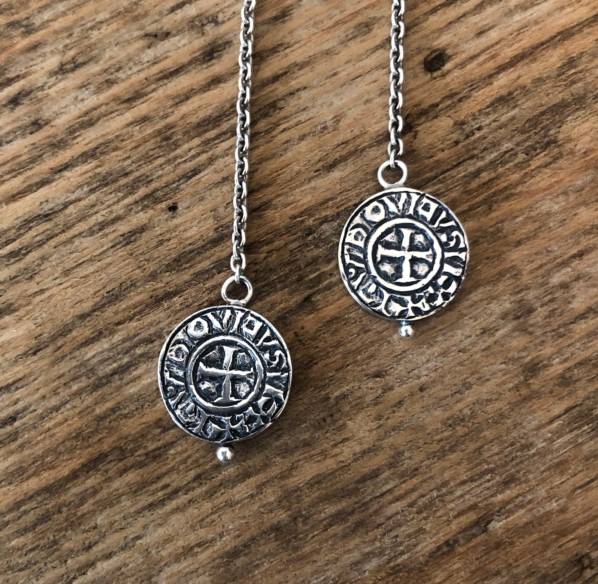 'Templar' Coin Earrings