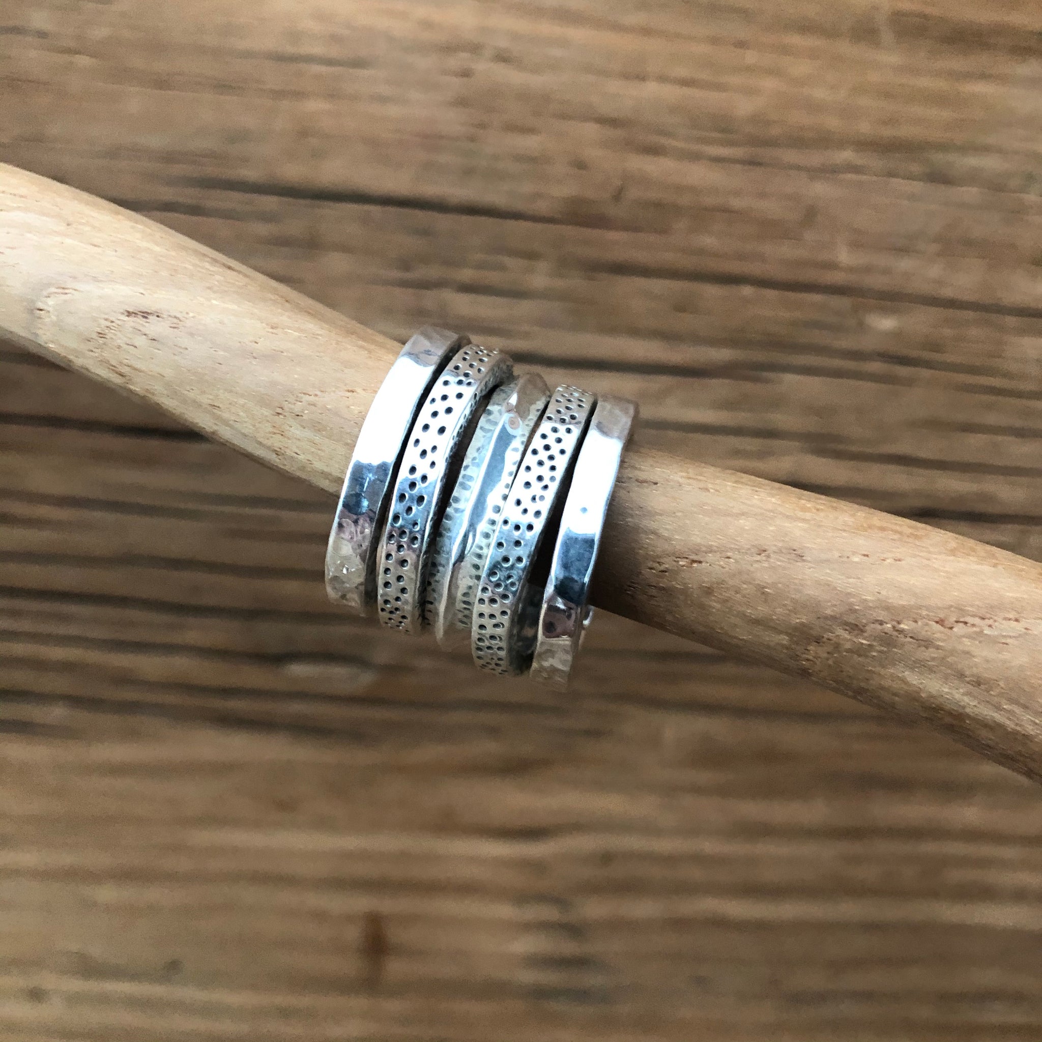 (PRE-ORDER ONLY) 'Wabi-Sabi' Stack Ring