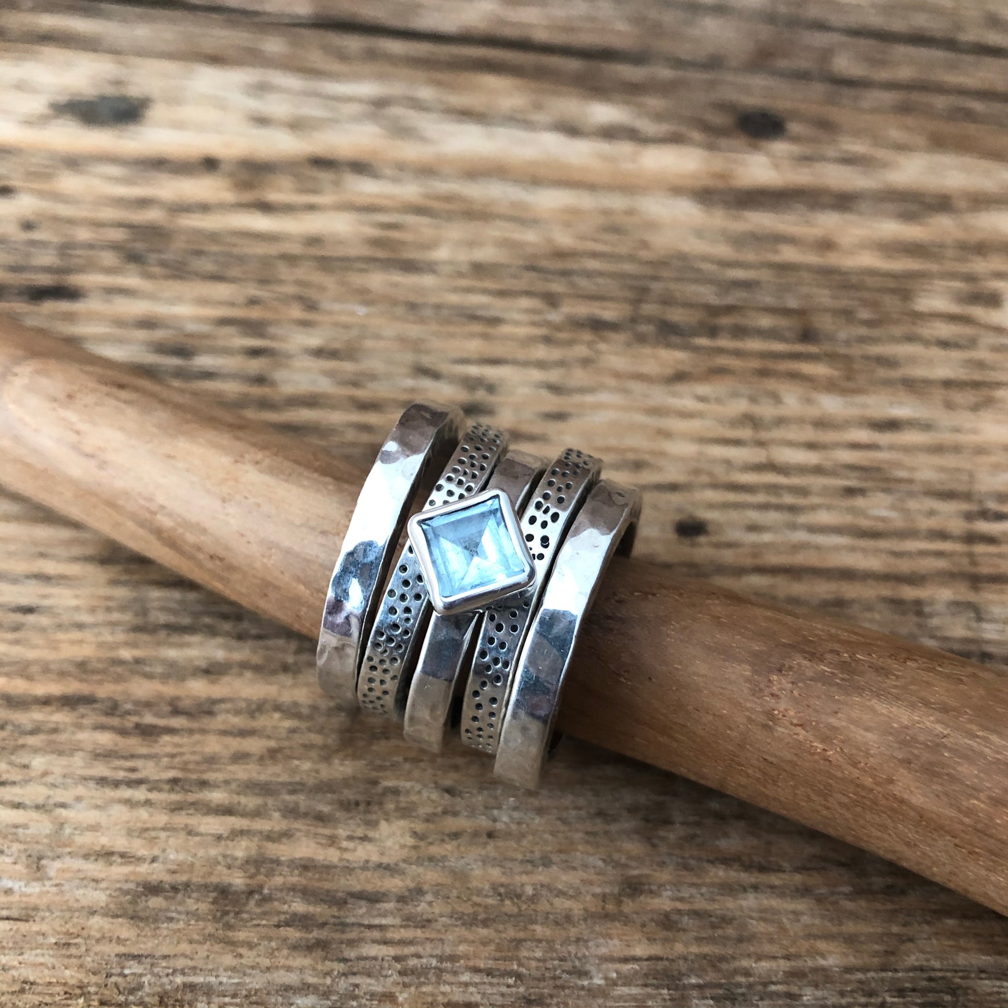 (PRE-ORDER ONLY) 'Wabi-Sabi' Stack Ring