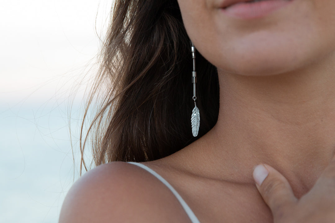 'Liberty' Feathers Earrings