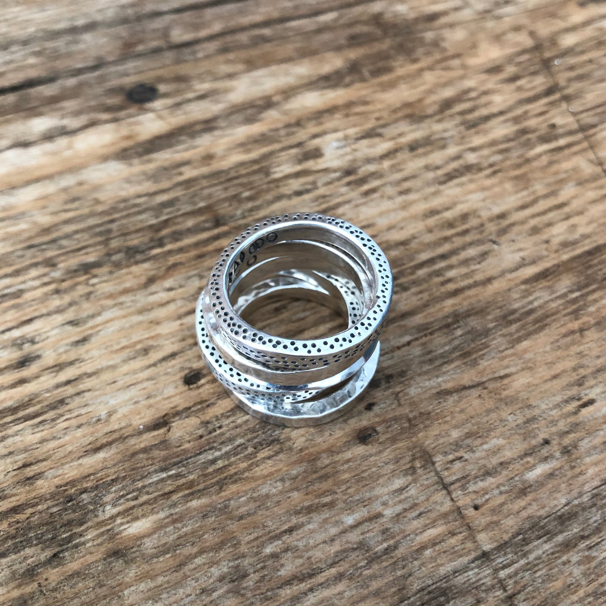 (PRE-ORDER ONLY) 'Wabi-Sabi' Stack Ring