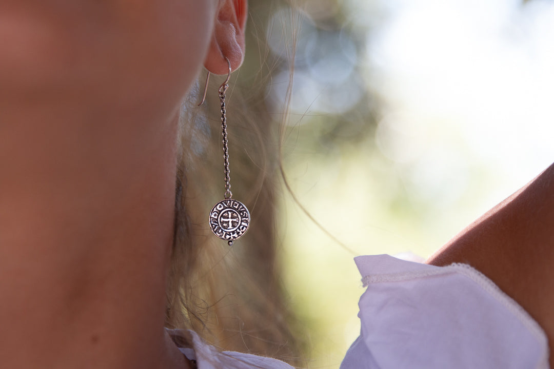 'Templar' Coin Earrings