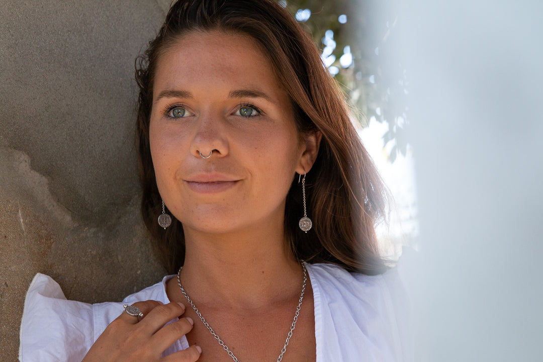 'Templar' Coin Earrings