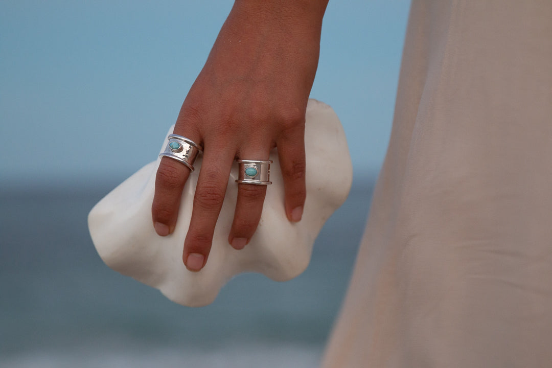 ‘Sirens of the Sea’ Ring with Lapis Lazuli