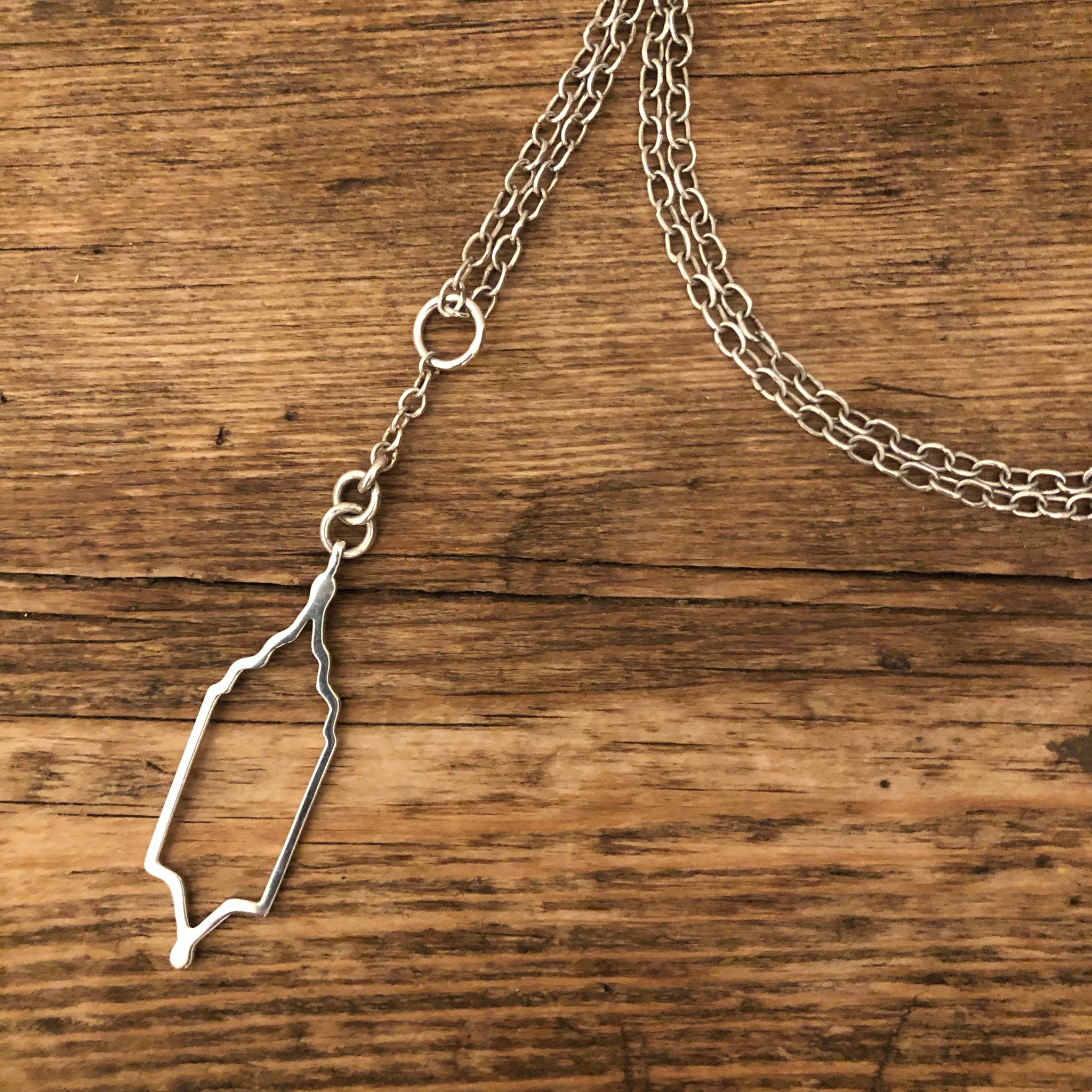 ‘Pyramid’ Necklace - long
